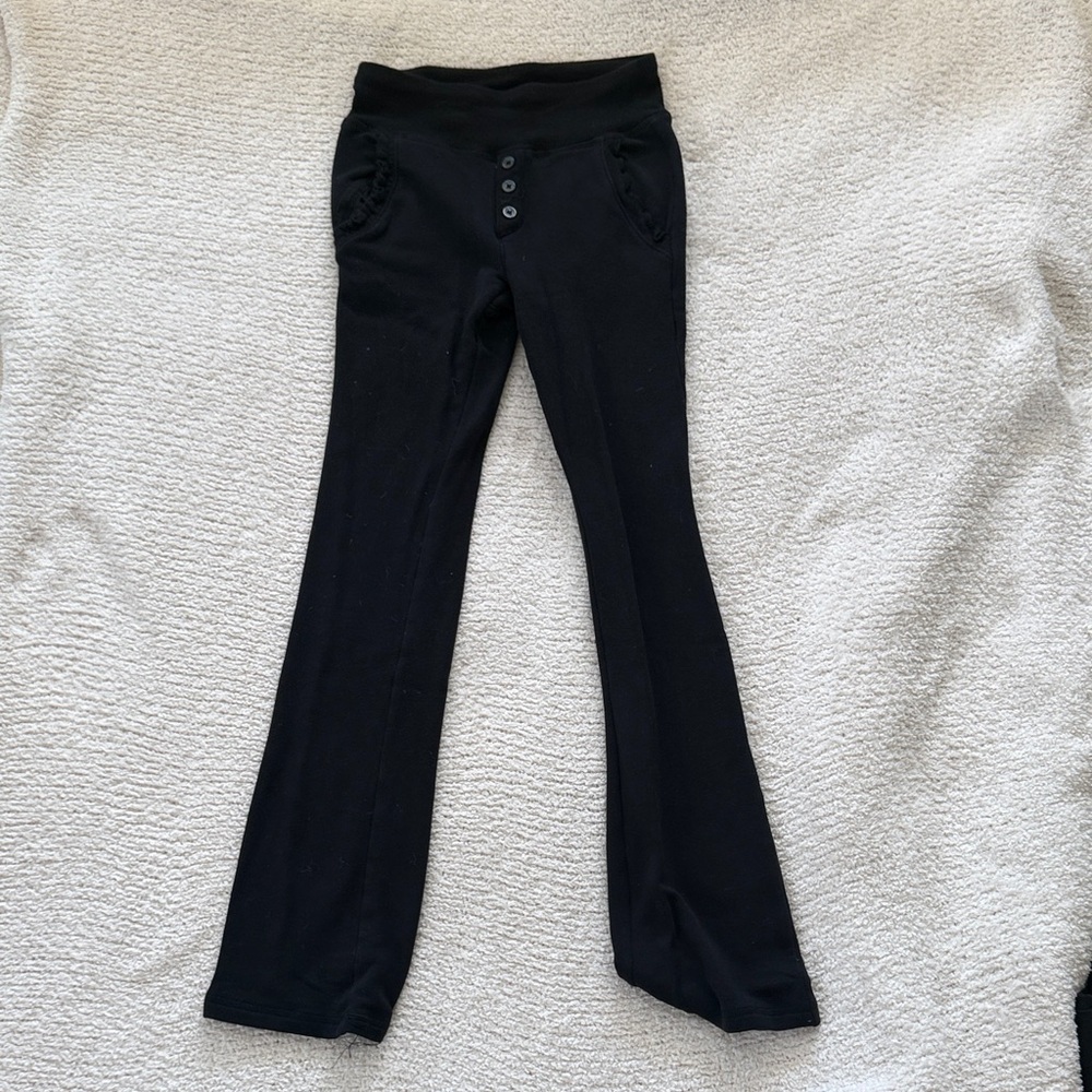 Athleta Kids Black Flared Pants
